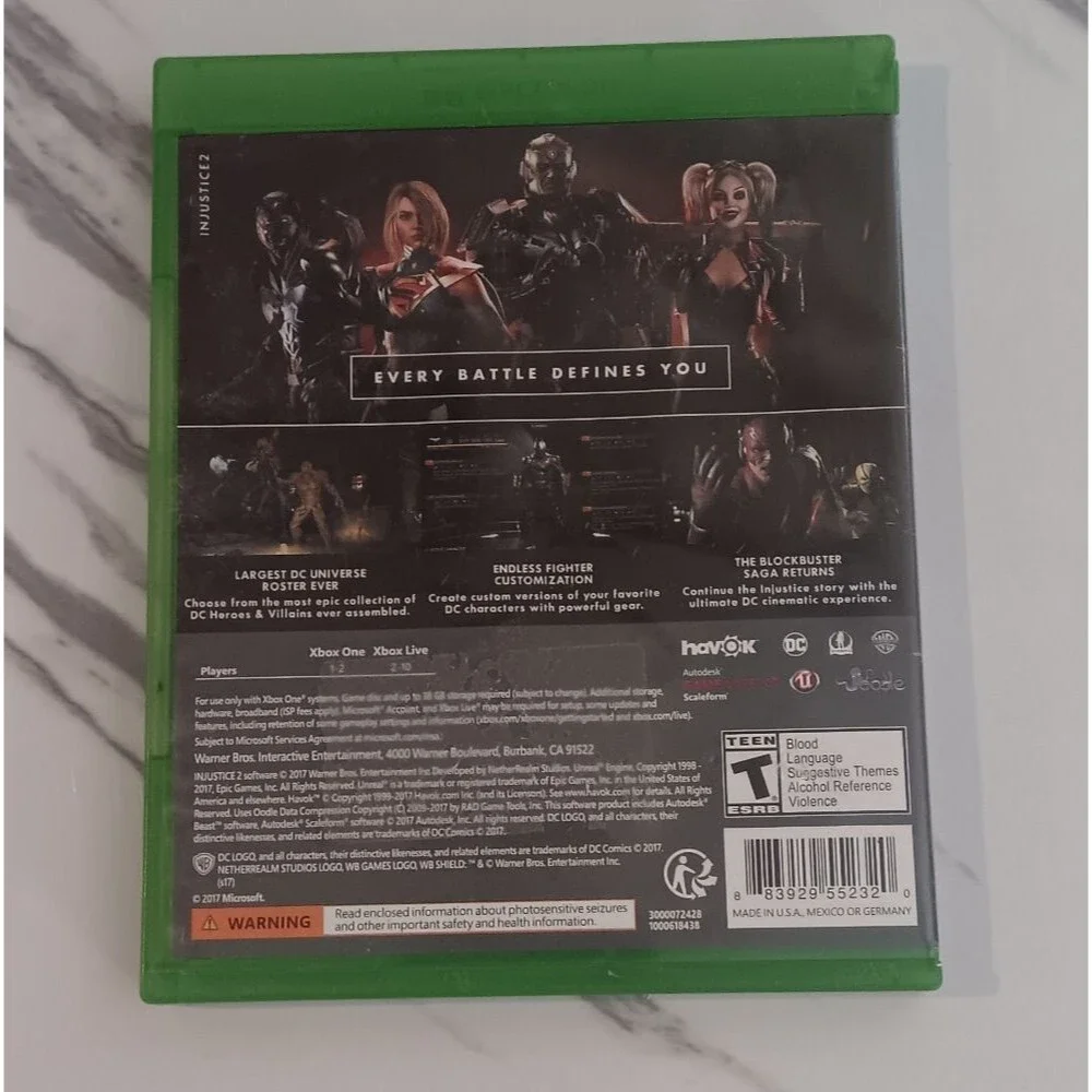 Injustice 2 Video Game  Xbox One Console - Picture 2 of 4